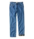 Flannel-Lined Double L Jeans, Classic Fit