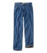 Flannel-Lined Double L Jeans, Relaxed Fit, Men's