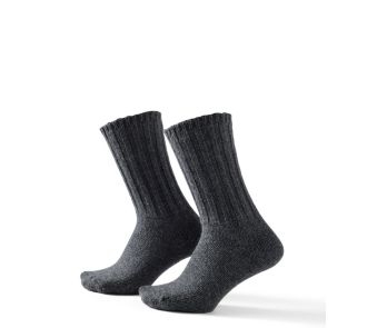 Wool-Blend Ragg Socks, Two Pairs
