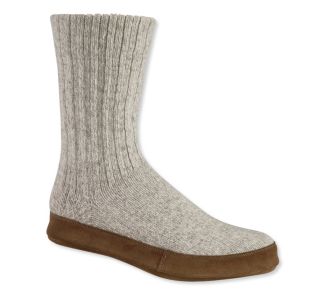Knit Slipper Socks, Solid Unisex