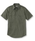 Men's Cotton Poplin Field Shirt, Short-Sleeve
