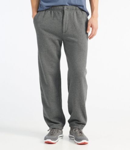 men's fleece pants with zipper fly