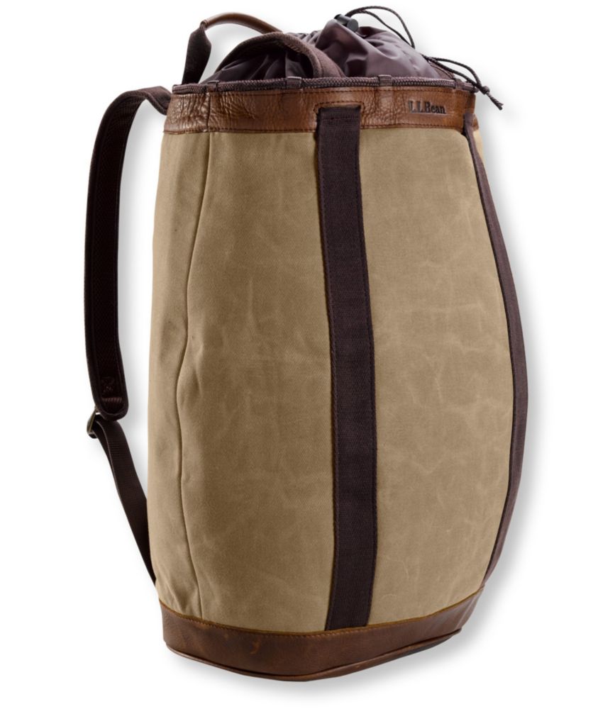 ll bean waxed canvas backpack