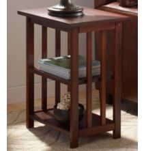 Mission Two-Shelf End Table