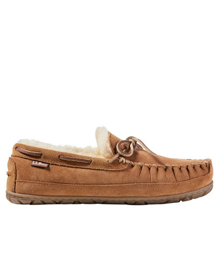 Men's Wicked Good Moccasins, Solid: Slippers | Free Shipping at L.L ...