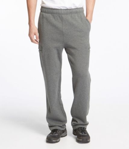 sweatpants with a fly opening