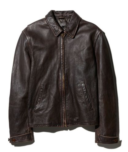 Ll bean signature leather jacket on sale