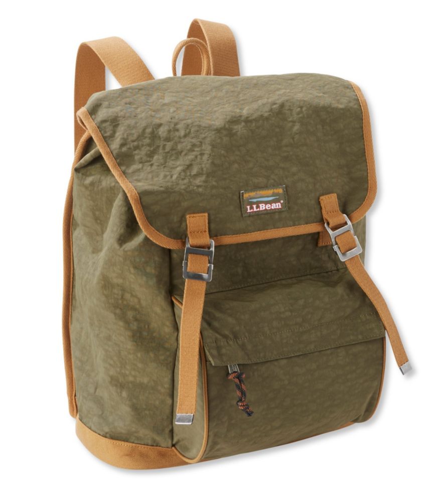 ll bean waxed canvas continental rucksack