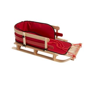 Kids' Pull Sled and Cushion Set