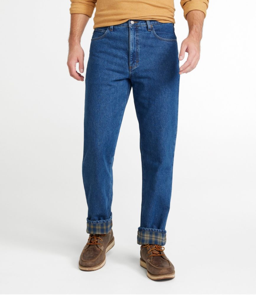 Double L Jeans, Flannel Lined Natural Fit