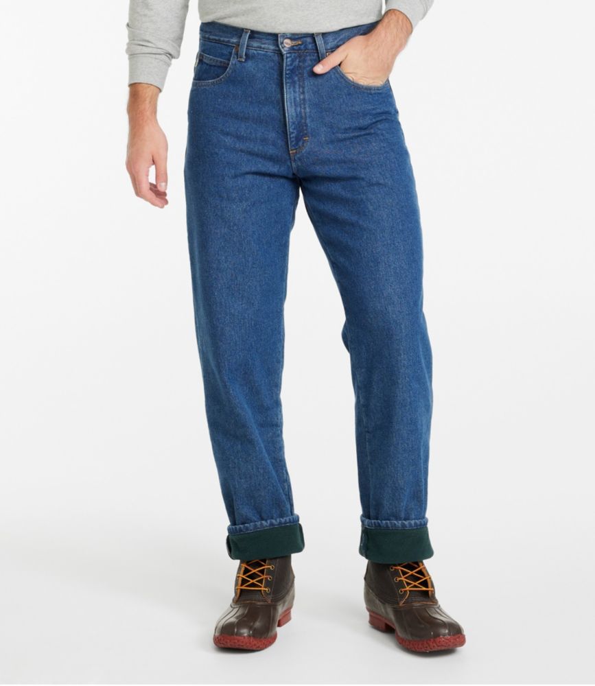 Double L Jeans, Fleece Lined Relaxed Fit