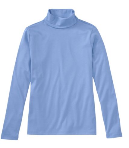 Women's Pima Cotton Turtleneck Shirt | Free Shipping at L.L.Bean
