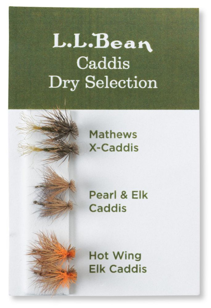 Six Pack Fly Selection, Caddis Dry Flies