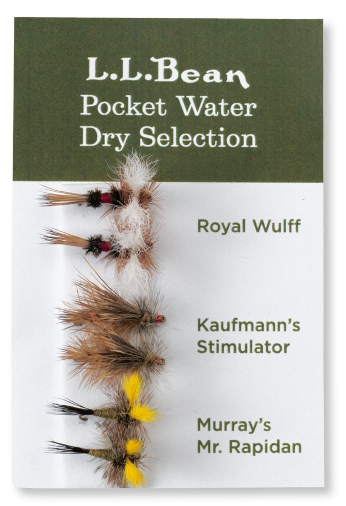 Six Pack Fly Selection, Pocket Water Dry Flies