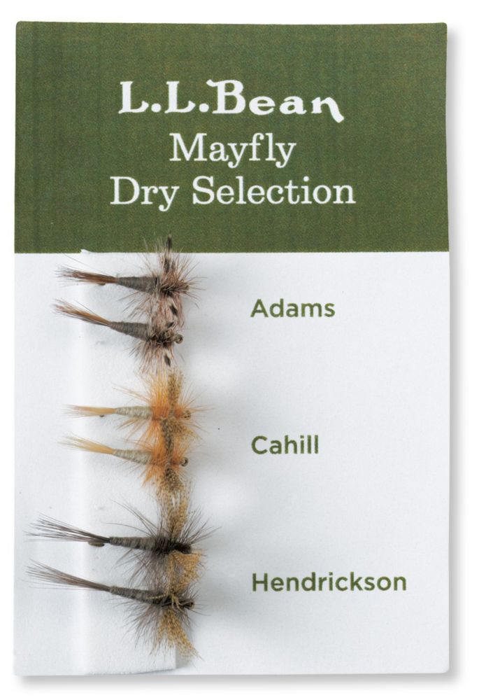 Six Pack Fly Selection, Mayfly Dry Flies