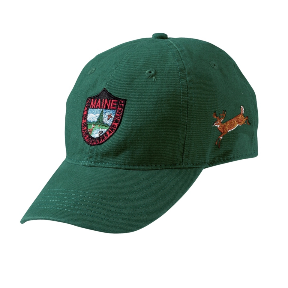 Maine Inland Fisheries and Wildlife Baseball Cap, Deer Hats and Caps 