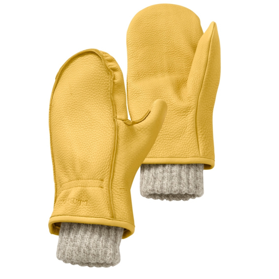 Bean   Mens Buckskin Chopper Mitts  