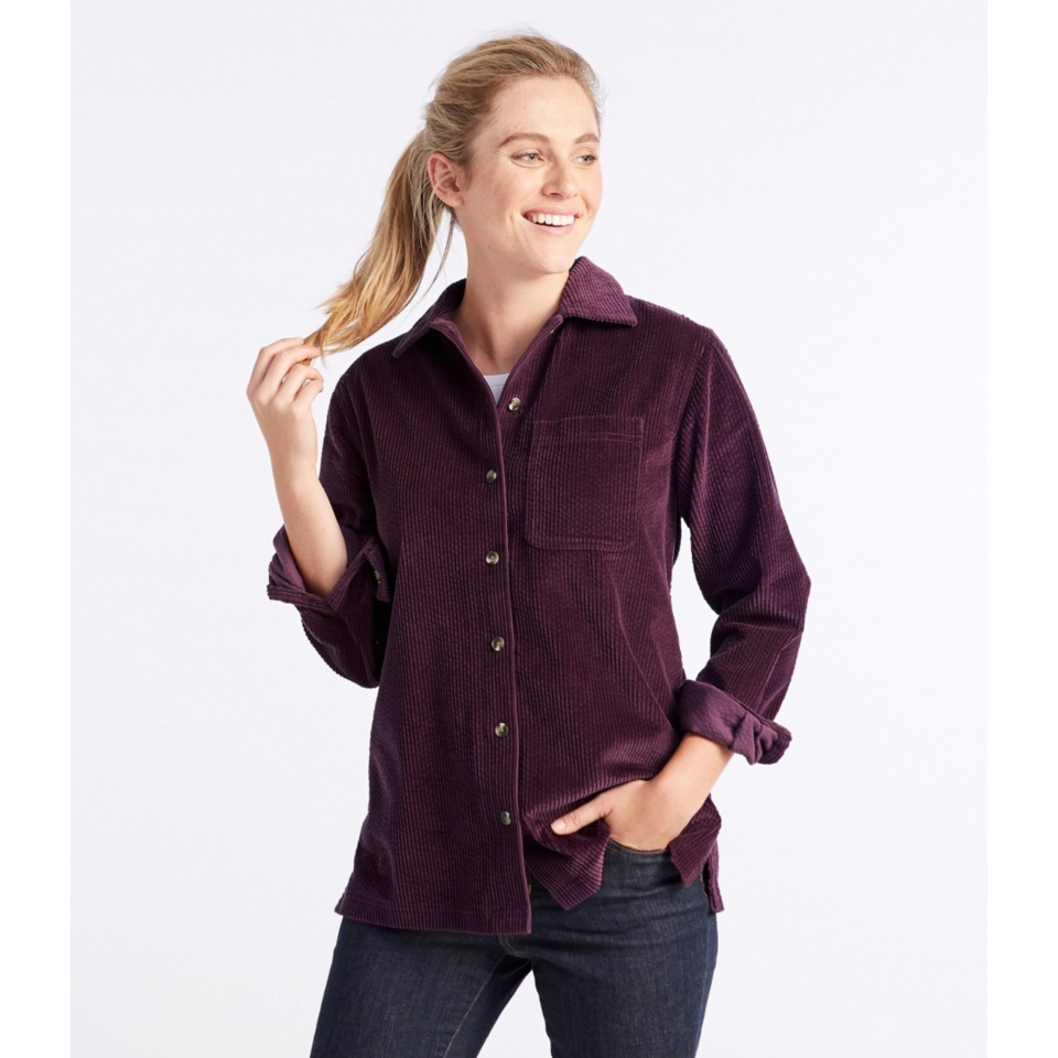 Comfort Corduroy Big Shirt Corduroy and Flannel   at L 