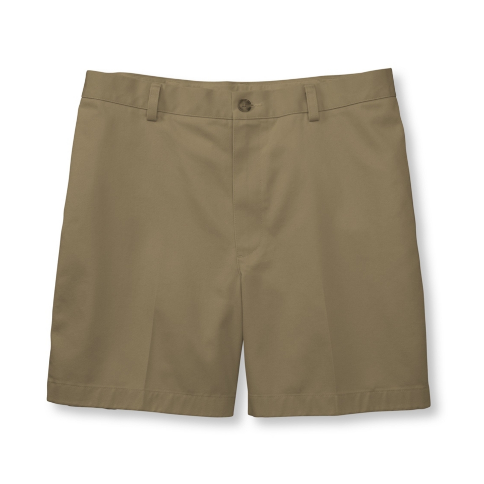 Double L Chino Shorts, Classic Fit Plain Front 6 Inseam