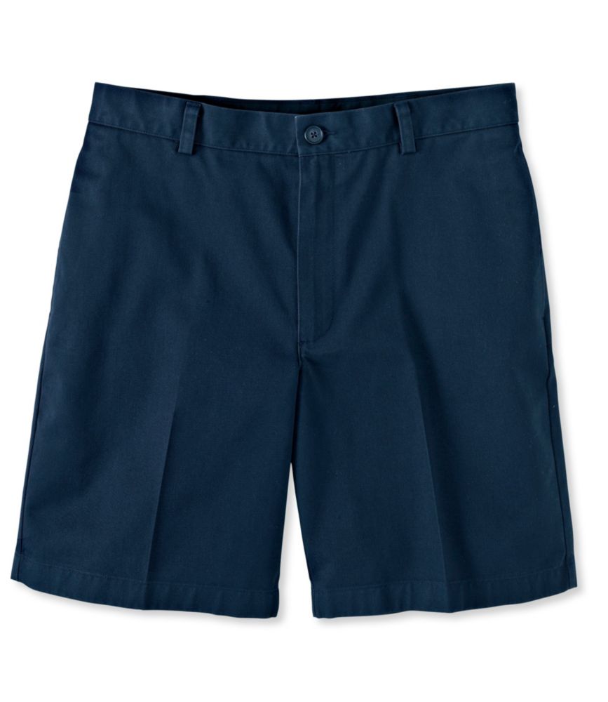 Double L Chino Shorts, Classic Fit Plain Front 8 Inseam