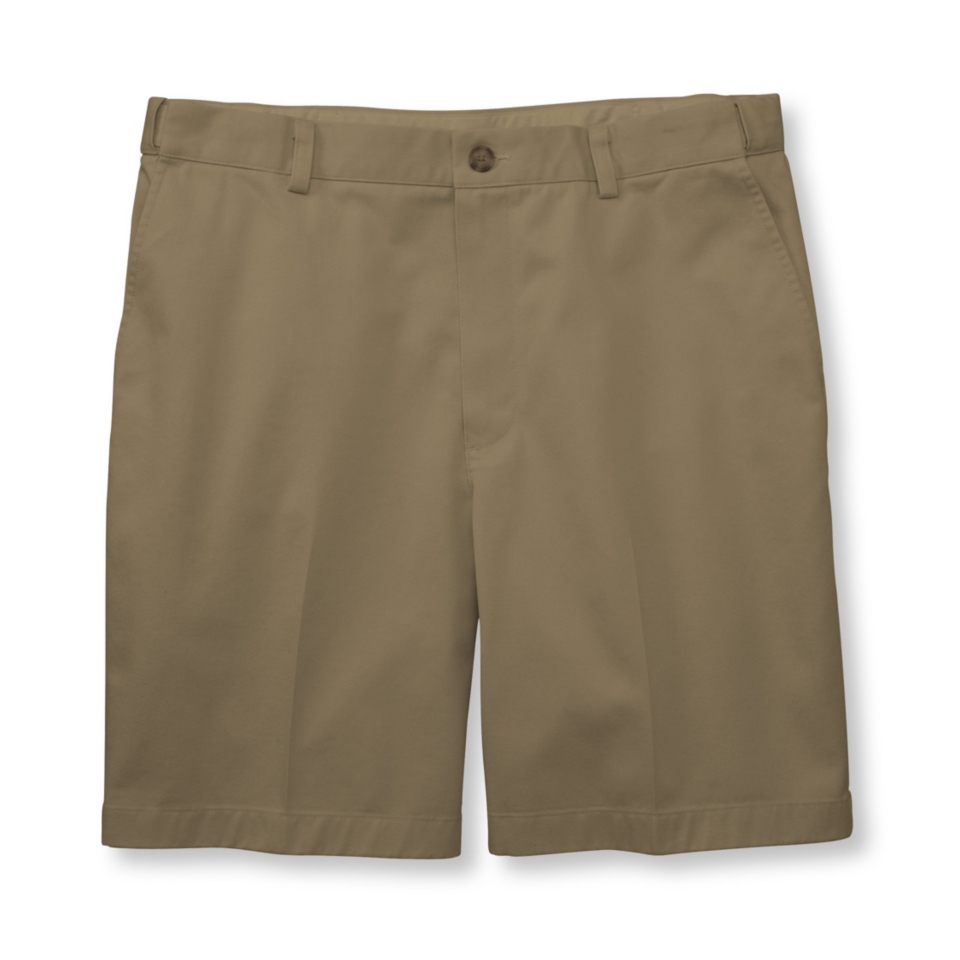 Double L Chino Shorts, Hidden Comfort Waist Plain Front 8