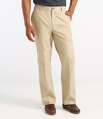 Men's Tropic-Weight Chino Pants, Comfort Waist Plain Front | Free ...