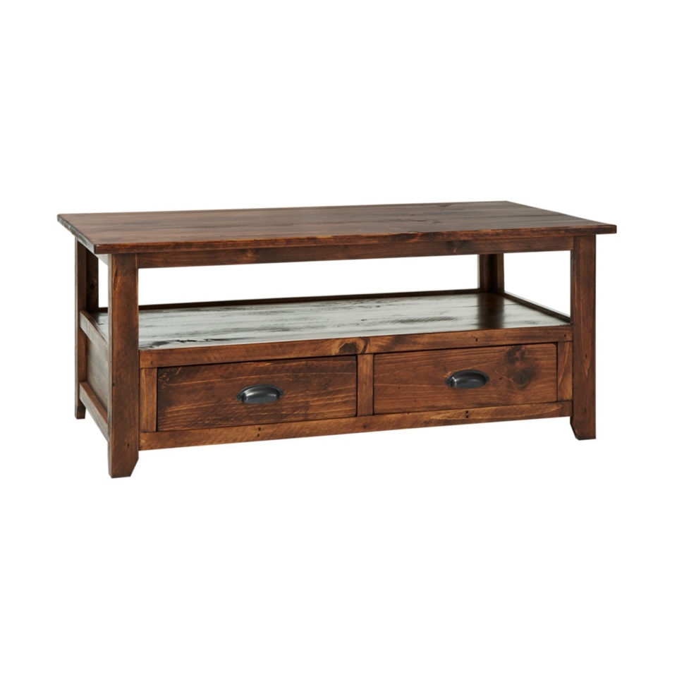 Rustic Wooden Coffee Table Coffee Tables at L.L.Bean