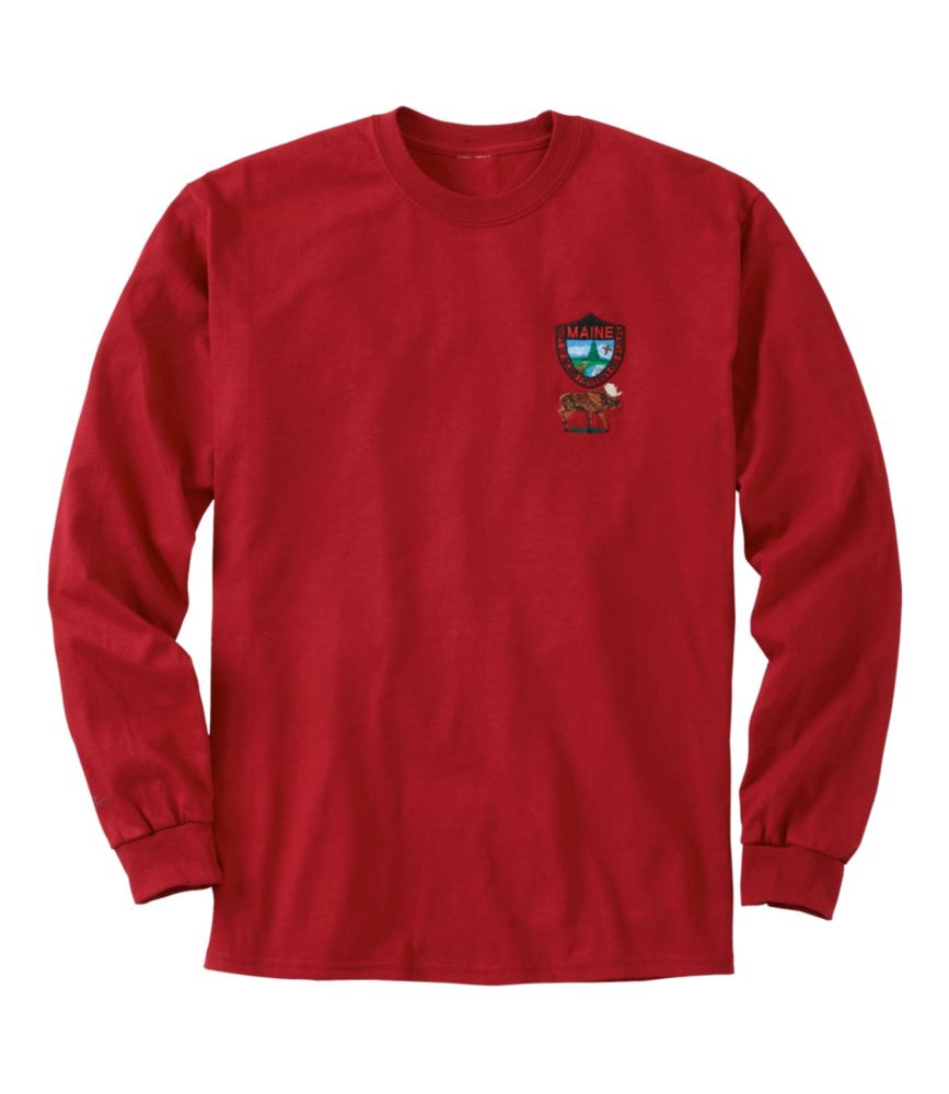 Maine Inland Fisheries And Wildlife Tee, Long Sleeve Moose