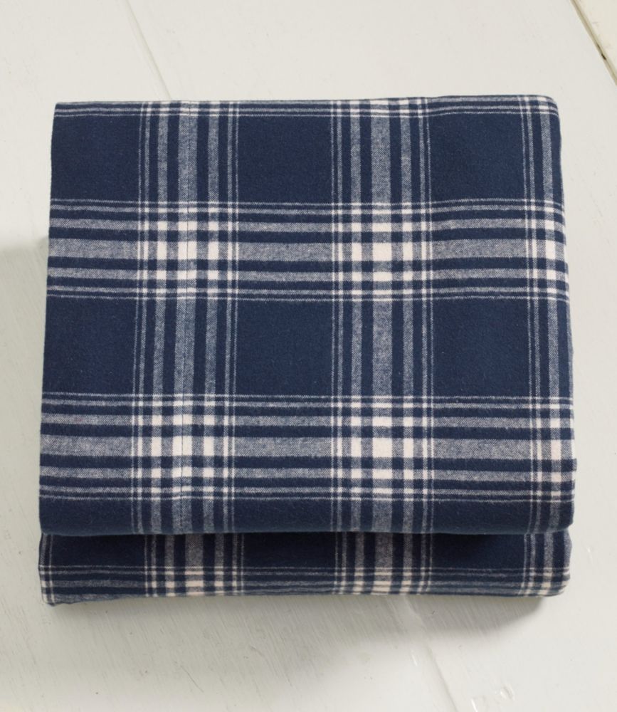 Ultrasoft Comfort Flannel Sheet, Flat Windowpane