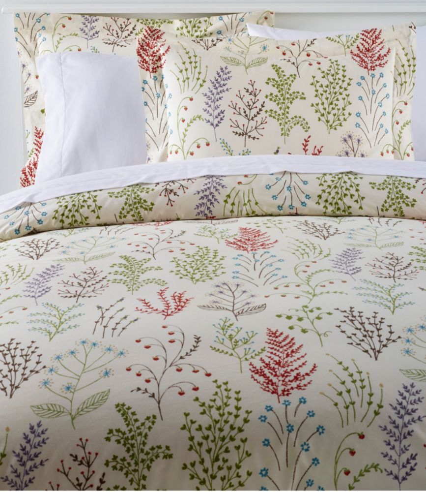 Botanical Floral Percale Sham